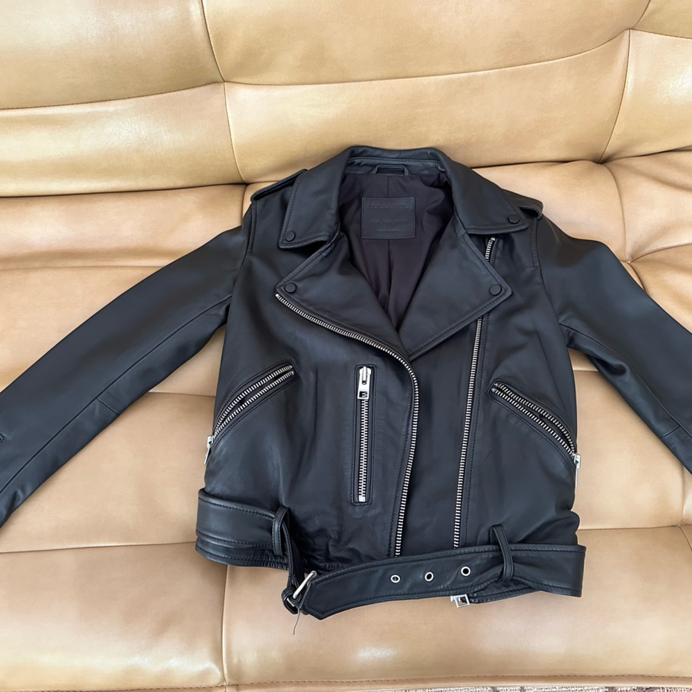 All saints Balfern leather jacket